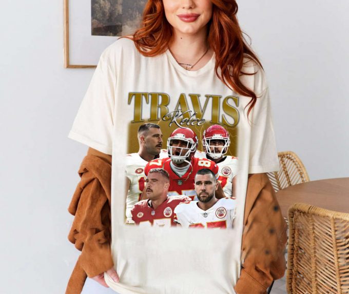 Travis Kelce T-Shirt, Travis Kelce Shirt, Travis Kelce Tees, Hip Hop Graphic, Unisex Tees, Bootleg Retro 90'S Fans, Trendy Tee 2