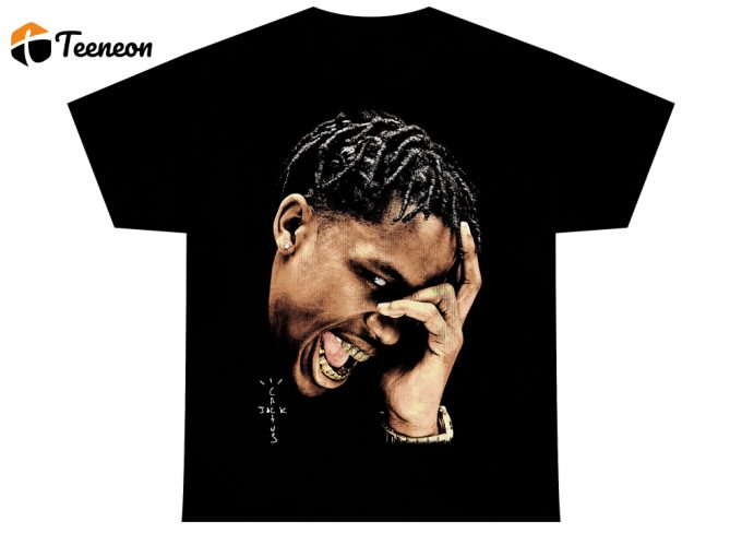 Travis Scott Graphic T-Shirt | Astroworld Rap Tee Concert Merch | Young Thug Kanye Drake Playboi Carti Vintage Utopia 1