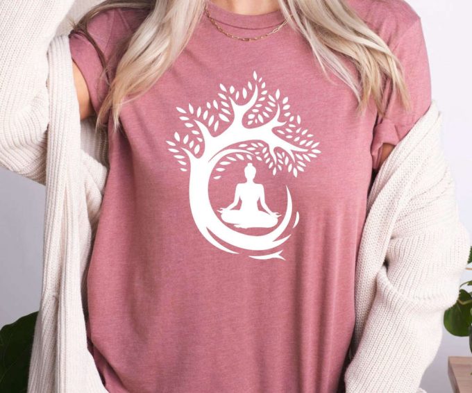 Tree Of Life Meditation Shirt For Women, Yoga Shirt For Her, Yoga Instructor Gift, Yoga Team T-Shirts, Meditation Shirt 2