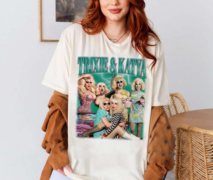 Trixie And Katya T-Shirt, Trixie And Katya Shirt, Trixie And Katya Tees, Hip Hop Graphic, Unisex Tees, Bootleg Retro 90'S Fans, Trendy Tee 2