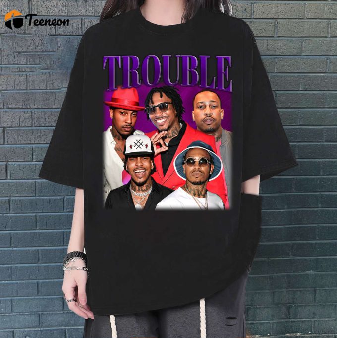 Trouble Shirt, Trouble Shirt, Trouble Tees, Comfort Color Shirt, Trendy Shirt, Retro Shirt, Style T-Shirt, Cult Movie Shirt, Vintage Shirt 1