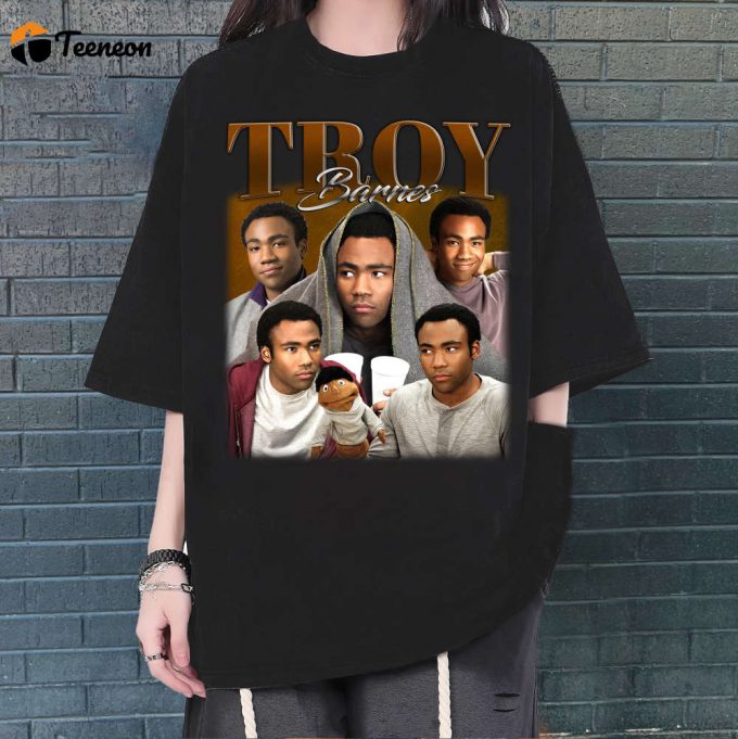 Troy Barnes Shirt, Troy Barnes Shirt, Troy Barnes Tees, Comfort Color Shirt, Trendy Shirt, Retro Shirt, Style T-Shirt 1