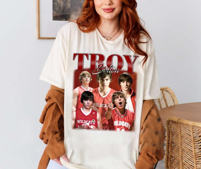 Troy Bolton Shirt, Troy Bolton Shirt, Troy Bolton Tees, Comfort Color Shirt, Trendy Shirt, Retro Shirt, Style T-Shirt 2