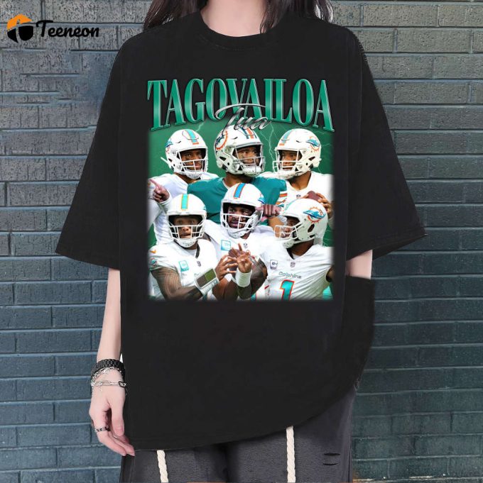 Tua Tagovailoa T-Shirt, Tua Tagovailoa Shirt, Tua Tagovailoa Tees, Hip Hop Graphic, Unisex Tees, Bootleg Retro 90'S Fans, Trendy Tee 1