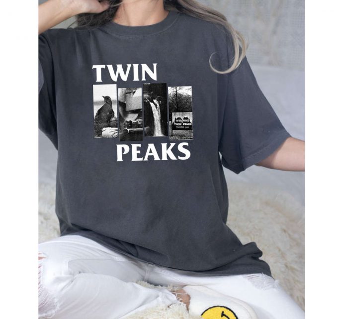 Twin Peak T-Shirt, Twin Peak Shirt, Twin Peak Tees, Hip Hop Graphic, Unisex Shirt, Bootleg Retro 90'S Fans Gift, Trendy Shirt, Gifts Men 3