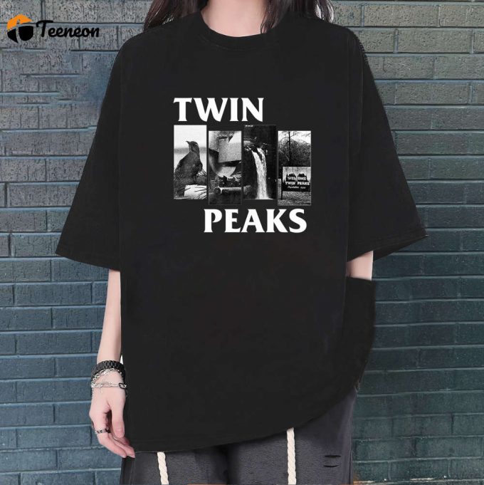 Twin Peak T-Shirt, Twin Peak Shirt, Twin Peak Tees, Hip Hop Graphic, Unisex Shirt, Bootleg Retro 90'S Fans Gift, Trendy Shirt, Gifts Men 1