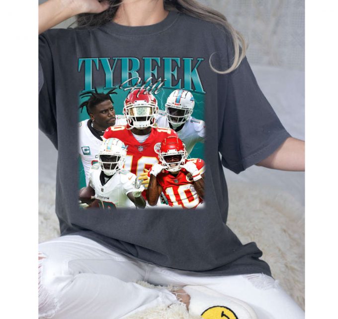 Tyreek Hill T-Shirt, Tyreek Hill Shirt, Tyreek Hill Tees, Hip Hop Graphic, Unisex Tees, Bootleg Retro 90'S Fans, Trendy Tee 3