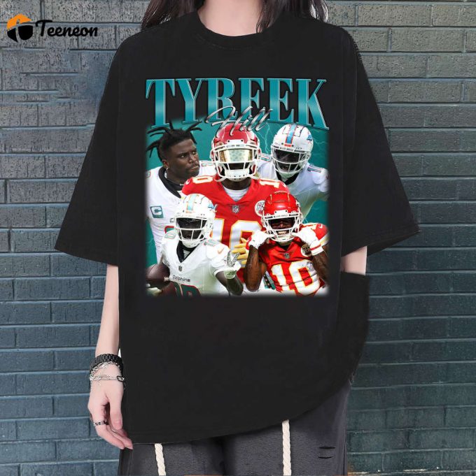 Tyreek Hill T-Shirt, Tyreek Hill Shirt, Tyreek Hill Tees, Hip Hop Graphic, Unisex Tees, Bootleg Retro 90'S Fans, Trendy Tee 1