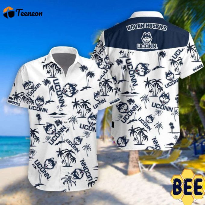 Uconn Huskies Hawaii Shirt, Best Gift For Men And Women 1