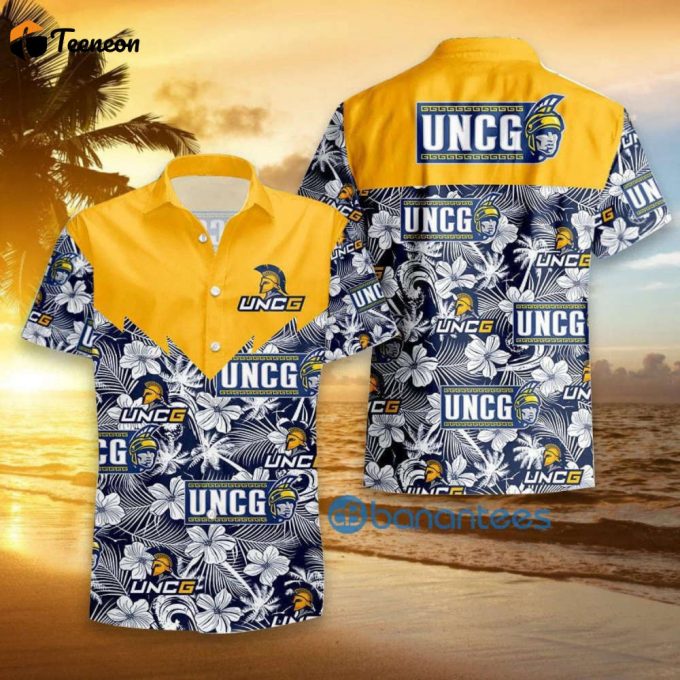 Unc Greensboro Spartans Hawaii Shirt, Best Gift For Men And Women 1