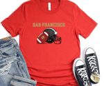 Unisex San Francisco Football Shirt, SF Football Tee, Funny 49 Tshirt, Unisex SF 49 T-Shirt