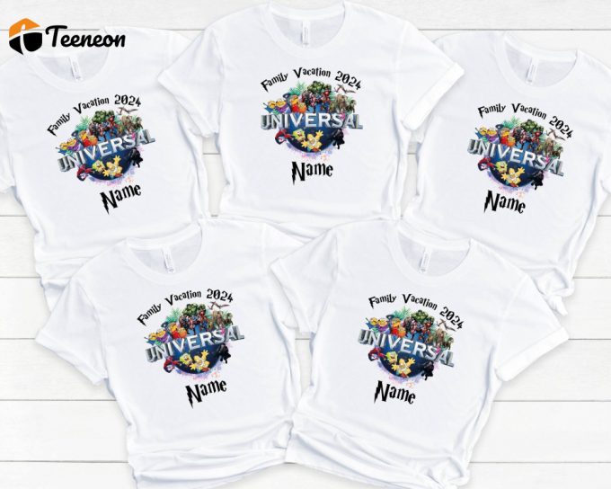 Custom Universal Studios T-Shirt: Personalized Name Shirt For Family Vacation Holiday Group Tees And Gifts Personalized Disney Shirts For An Unforgettable Family Trip 1