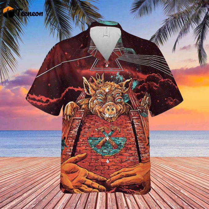 Us X Them American Tour Hawaiian Pink Floyd Shirt Gift For Men Women 1