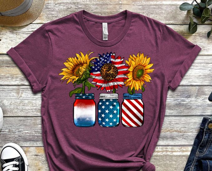 Usa Shirt, 4Th Of July Shirt, Red White And Blue Shirt, America Tee, 4Th Of July Apparel, Fourth Of July T-Shirt, Proud American Shirt 2