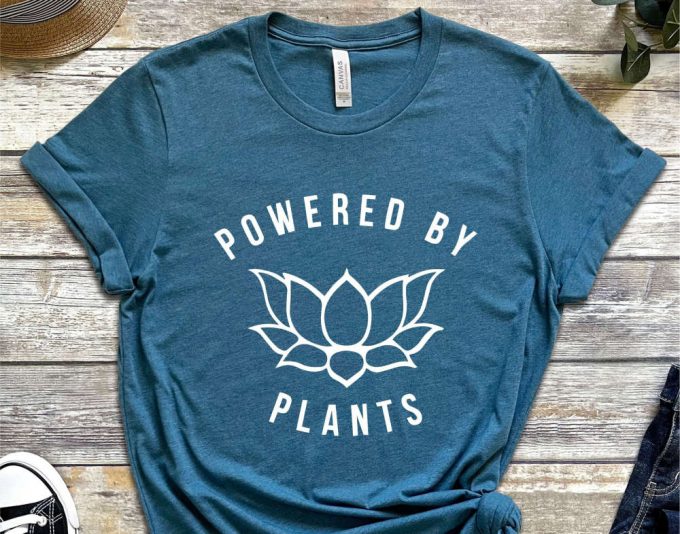 Vegan Shirt, Vegan T Shirt, Vegan T-Shirt, Vegan Clothing, Vegan Gift, Vegetarian Shirt, Powered By Plants 2