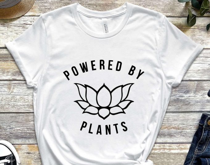 Vegan Shirt, Vegan T Shirt, Vegan T-Shirt, Vegan Clothing, Vegan Gift, Vegetarian Shirt, Powered By Plants 3