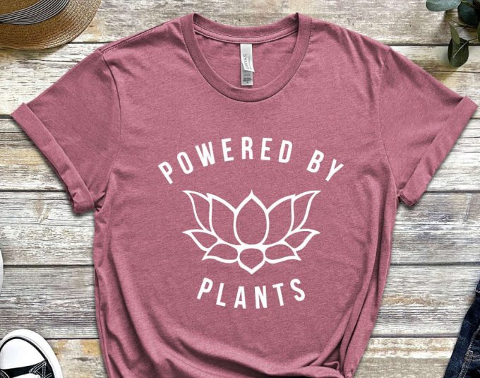 Vegan Shirt, Vegan T Shirt, Vegan T-Shirt, Vegan Clothing, Vegan Gift, Vegetarian Shirt, Powered By Plants 4