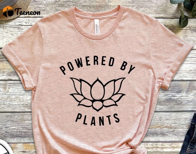 Vegan Shirt, Vegan T Shirt, Vegan T-Shirt, Vegan Clothing, Vegan Gift, Vegetarian Shirt, Powered By Plants 1