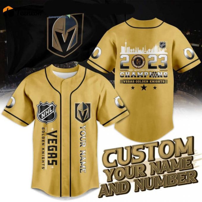 Vegas Golden Knights Baseball Jersey Gift For Men And Women 1