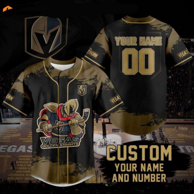 Vegas Golden Knights Baseball Jersey Gift For Men And Women 1