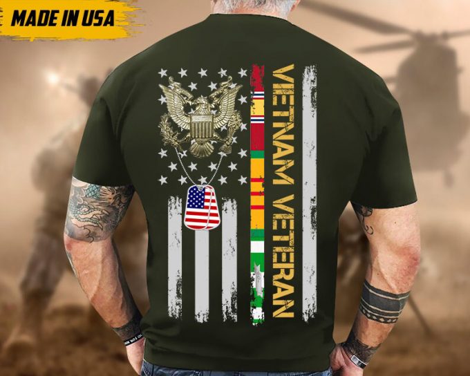 Vietnam Veteran Shirt, Veterans Day Gift, Vietnam Veteran T-Shirt, Us Military Shirt, Patriotic Shirt For Father, Patriotic Fathers Day Gift 2