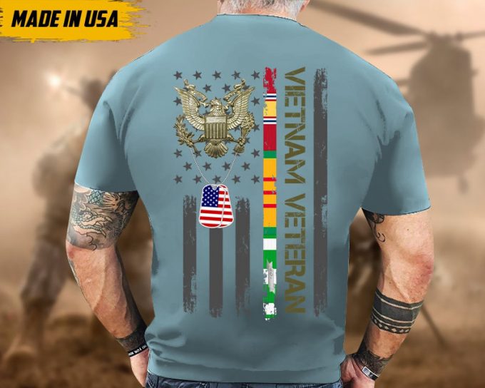 Vietnam Veteran Shirt, Veterans Day Gift, Vietnam Veteran T-Shirt, Us Military Shirt, Patriotic Shirt For Father, Patriotic Fathers Day Gift 3