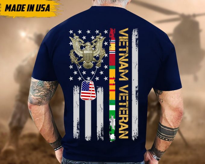 Vietnam Veteran Shirt, Veterans Day Gift, Vietnam Veteran T-Shirt, Us Military Shirt, Patriotic Shirt For Father, Patriotic Fathers Day Gift 5