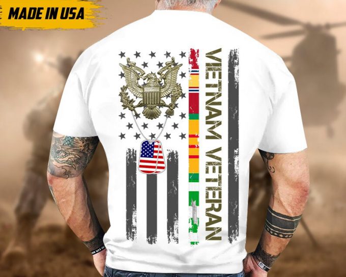 Vietnam Veteran Shirt, Veterans Day Gift, Vietnam Veteran T-Shirt, Us Military Shirt, Patriotic Shirt For Father, Patriotic Fathers Day Gift 6