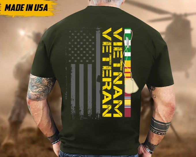 Vietnam Veterans Dog Tag Unisex Shirt, Vietnam Veteran War Shirt For Men Grandpa, Proud Vietnam Veteran Shirt, Veterans Day Gifts Idea