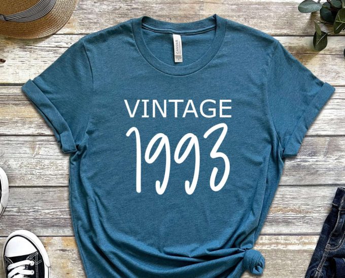 Vintage 1993 Shirt, Limited Edition 1993 Birthday T-Shirt, 30 Years Old Shirt, 30Th Birthday Shirt, 30Th Birthday Gift For Women 3