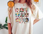 Vintage Disney Princess Christmas Shirt, Princess Christmas Gift Shirt, Disney Princess Gift Tee, Xmas Princess Squad Tee, Xmas Family Tee