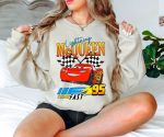 Vintage Lightning McQueen Shirt – Retro Disney Cars Piston Cup Cars Theme Birthday McQueen 95 T-Shirt Cars Land