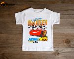 Vintage Lightning McQueen Shirt – Retro Disney Cars Piston Cup Cars Theme Birthday McQueen 95 T-Shirt Cars Land