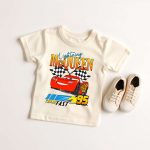 Vintage Lightning McQueen Shirt – Retro Disney Cars Piston Cup Cars Theme Birthday McQueen 95 T-Shirt Cars Land