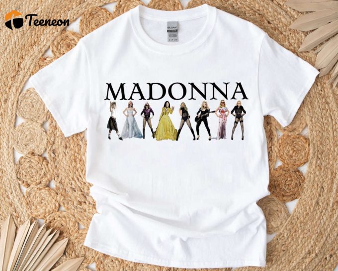 Vintage Madonna Queen Shirt, 2024 Tour Madonna The Celebration T-Shirt, Madonna 90S T Shirt, Madonna Queen Of Pop Tee 1