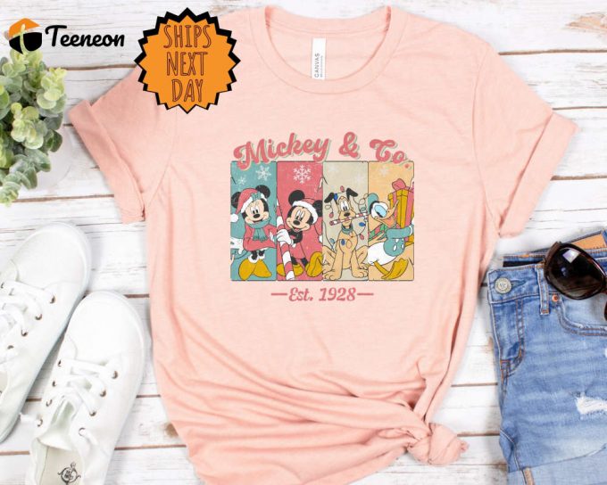 Vintage Mickey &Amp;Amp; Co 1928 Shirt - Disney Friends Matching Tee For Best Friends Disneyworld Trip 1