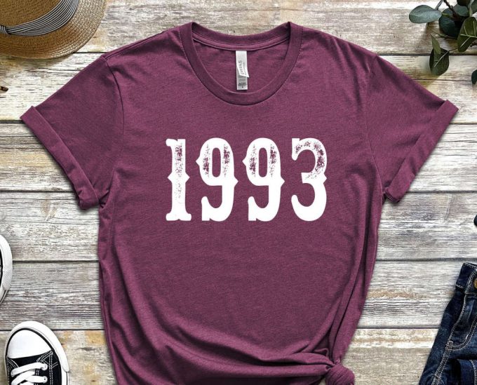 Vintage Shirt, Limited Edition 1993 Birthday T-Shirt, 30 Years Old Shirt, 30Th Birthday Shirt, 30Th Birthday, 30Th Birthday Gift For Women 3