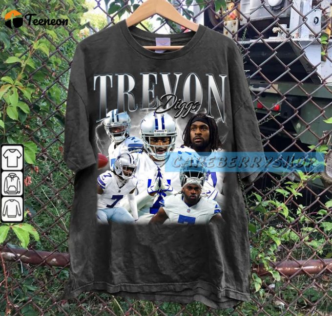 Vintage Trevon Diggs Shirt: Classic Bootleg Style For Football Fans 1