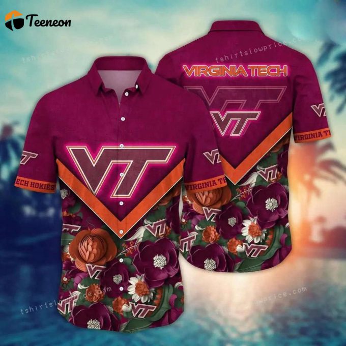 Virginia Tech Hokies Hawaii Shirt Gift For Men And Women 1