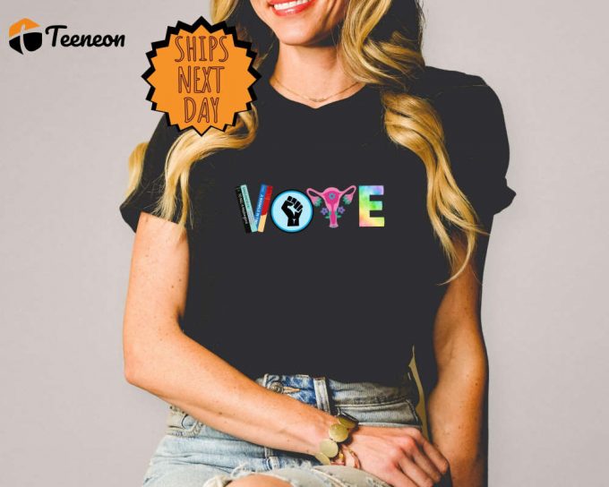 Engage In Political Activism With Vote Banned Books Repro Rights Blm &Amp;Amp; Lgbtq Shirts 1