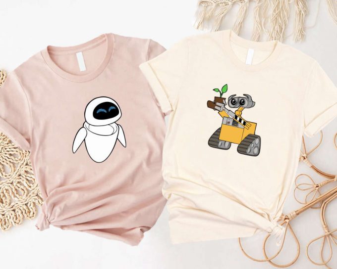 Wall-E And Eve Matching Shirts - Perfect Disney Couples Shirts For Your Trip! 2