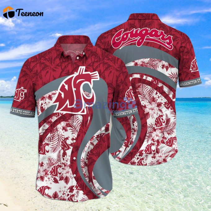 Washington State Cougars Hawaii Shirt, Best Gift For Men And Women 1