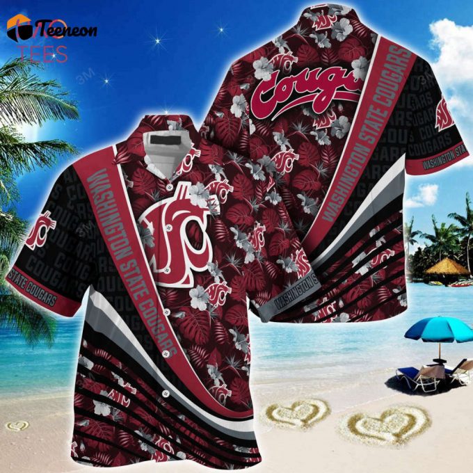 Washington State Cougars Hawaii Shirt, Best Gift For Men And Women 1