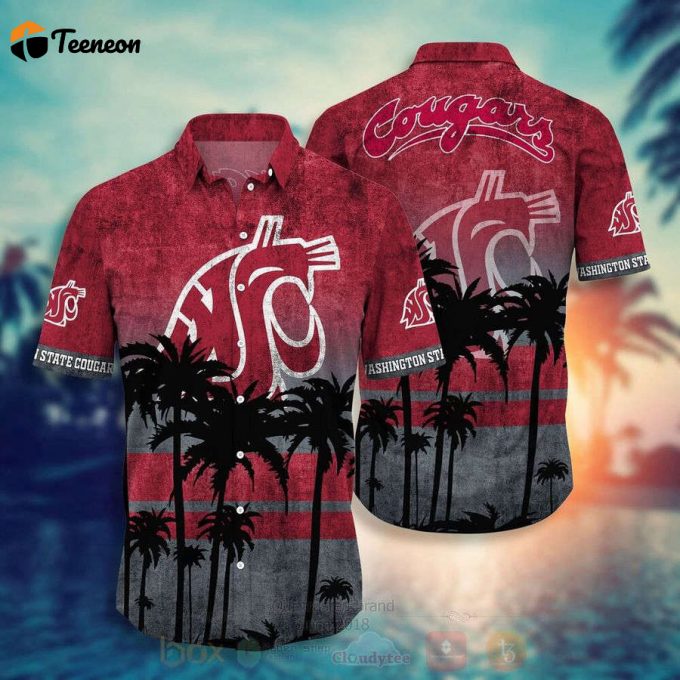 Washington State Cougars Hawaii Shirt, Best Gift For Men And Women 1