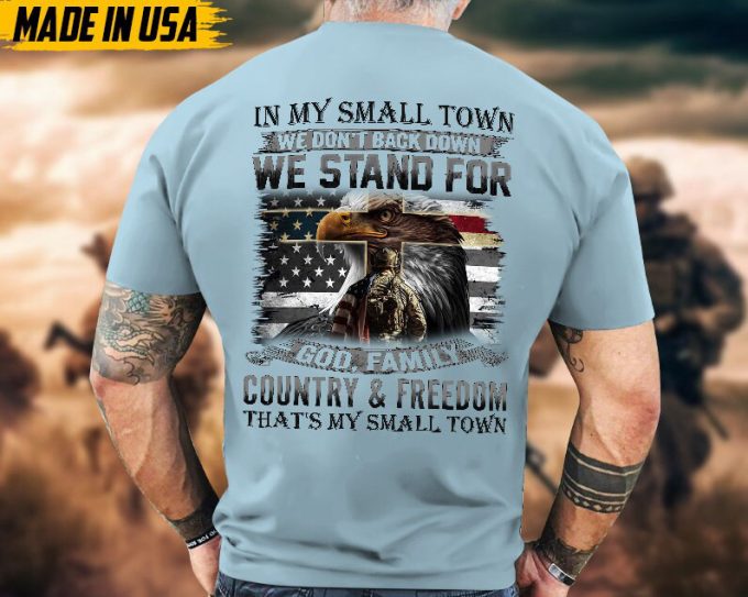 We Stand For God N Family And Country N Freedom, Veteran T-Shirt, U.s. Military Shirt, Veteran Jesus Shirt, Patriotic Fathers Day Gift 6