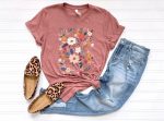 Wildflower Tshirt, Wild Flowers Shirt, Floral Tshirt, Flower Shirt, Gift for Women, Ladies Shirts, Best Friend Gift