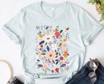 Wildflower Tshirt, Wild Flowers Shirt, Floral Tshirt, Flower Shirt, Gift for Women, Ladies Shirts, Best Friend Gift