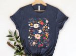 Wildflower Tshirt, Wild Flowers Shirt, Floral Tshirt, Flower Shirt, Gift for Women, Ladies Shirts, Best Friend Gift