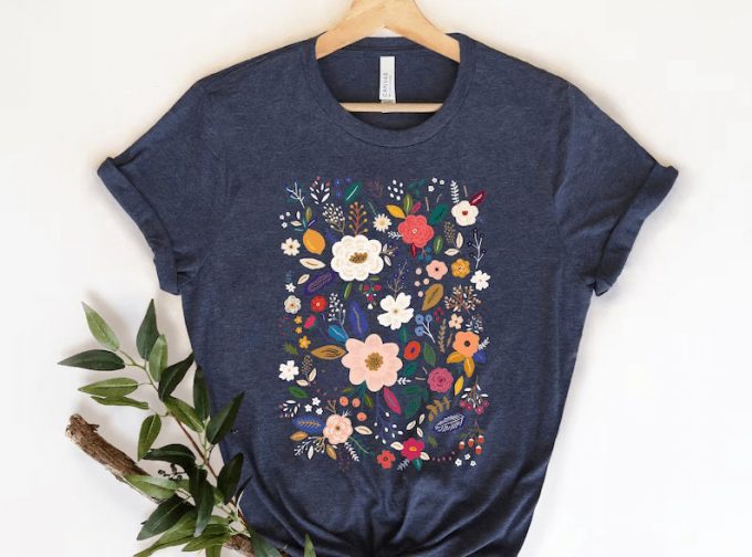 Wildflower Tshirt, Wild Flowers Shirt, Floral Tshirt, Flower Shirt, Gift For Women, Ladies Shirts, Best Friend Gift