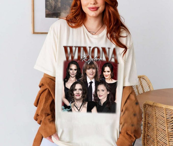 Winona Ryder Shirt, Winona Ryder Shirt, Winona Ryder Tees, Comfort Color Shirt, Trendy Shirt, Retro Shirt, Style T-Shirt 2